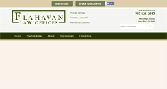 Desktop Screenshot of flahavanlaw.com