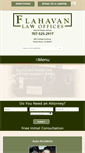 Mobile Screenshot of flahavanlaw.com